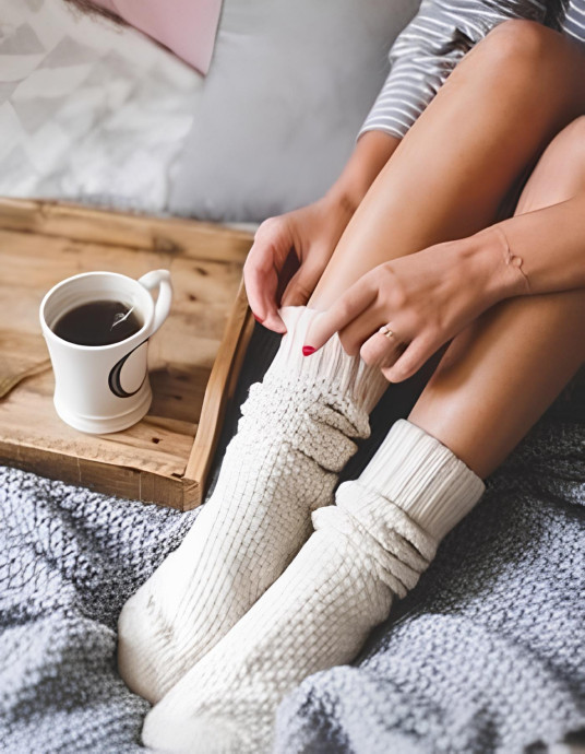 Вʼязані шкарпетки жіночі