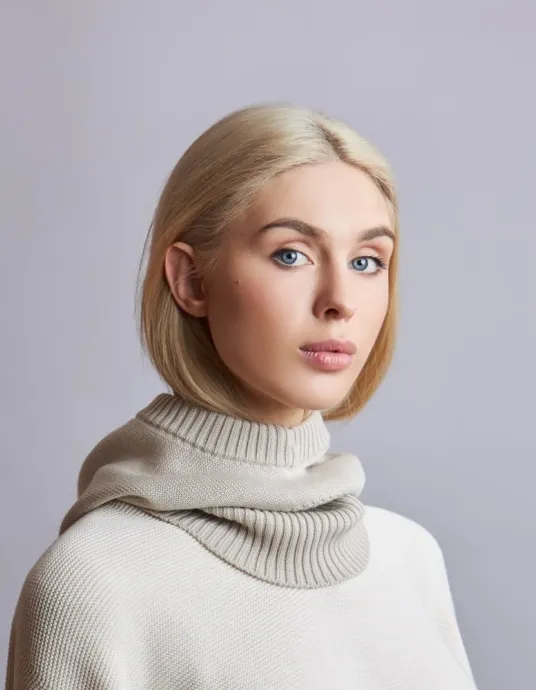 В'язаний шарф 06