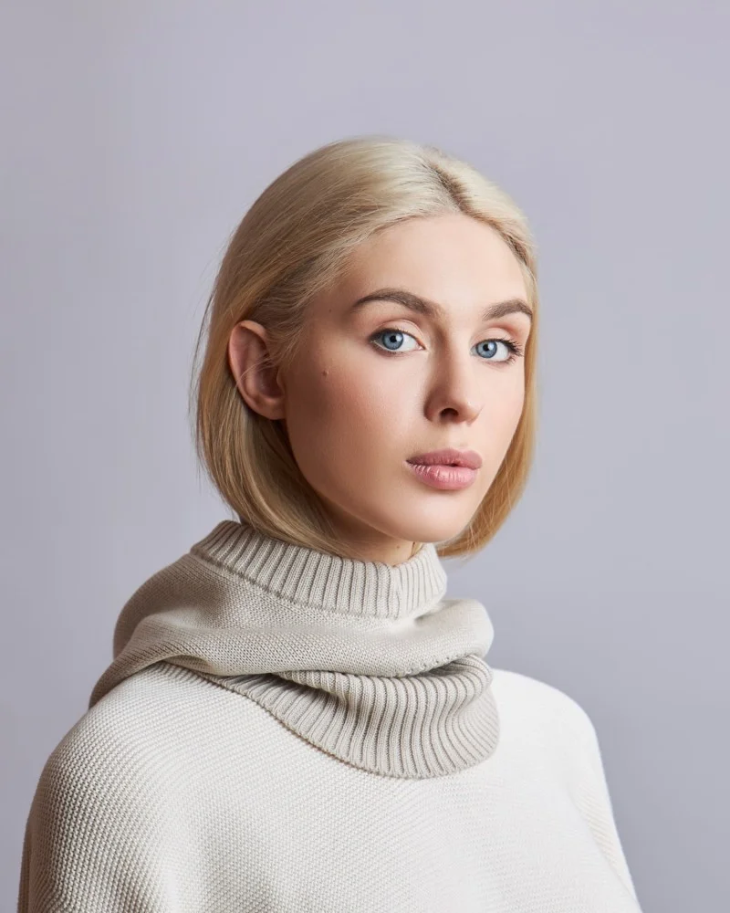 В'язаний шарф 06